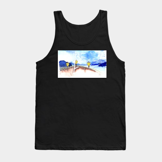 Lake Ashi Japan Tank Top by RavensLanding